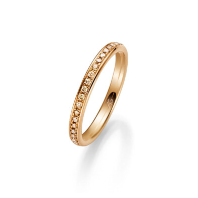 Memoire champagnerfarbene Brillanten